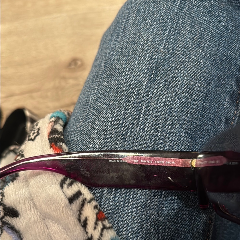 Burberry Purple Sunglasses With Case - Picture 8 of 8
